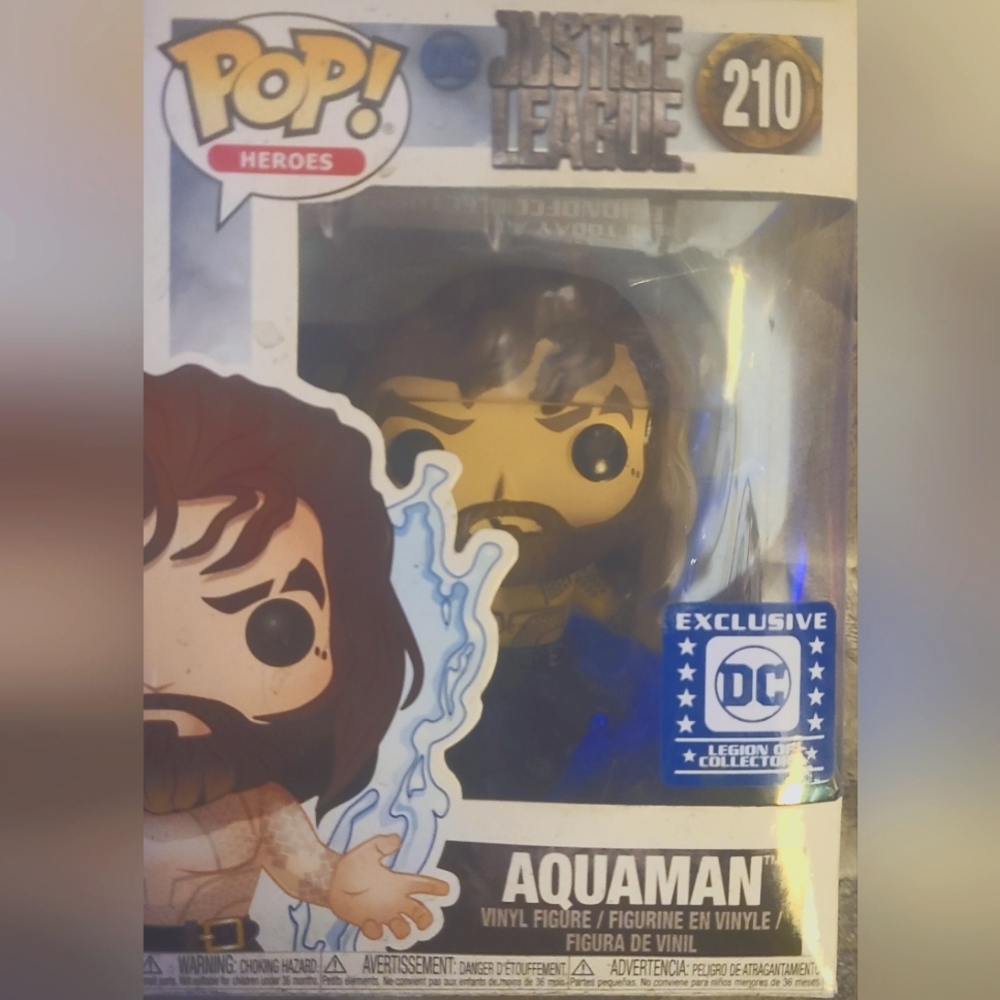 Funko Pop! DC Legion of collectors Justice league Aquaman #210